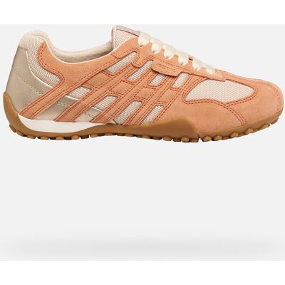 Geox Scarpe Snake Original Donna Bianco Latte/beige Rosato 38 Geox Scarpe Snake Original Donna Bianco Latte/beige Rosato 38