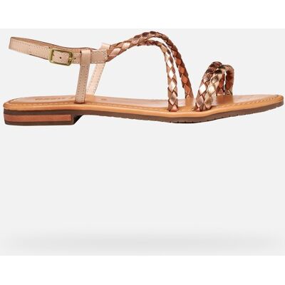 Geox Scarpe Sozy S Donna Beige/oro Rosa 36,5 Geox Scarpe Sozy S Donna Beige/oro Rosa 36,5