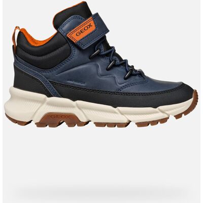 Geox Scarpe Flexyper Plus Abx Bambino Blu Navy/nero 32 Geox Scarpe Flexyper Plus Abx Bambino Blu Navy/nero 32