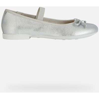 Geox Scarpe Plie Bambina Argento 34 Geox Scarpe Plie Bambina Argento 34