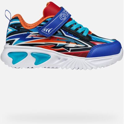 Geox Scarpe Assister Bambino Royal Blu/arancione 24 Geox Scarpe Assister Bambino Royal Blu/arancione 24
