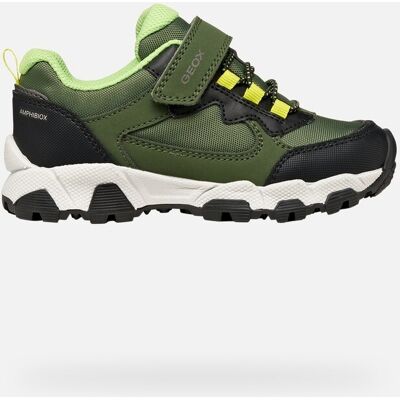 Geox Scarpe Magnetar Abx Bambino Verde Militare/verde 24 Geox Scarpe Magnetar Abx Bambino Verde Militare/verde 24