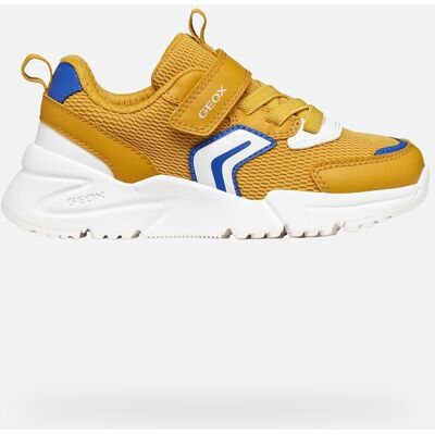 Geox Scarpe Loftus Bambino Ocra/bianco 24 Geox Scarpe Loftus Bambino Ocra/bianco 24