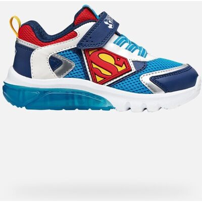Geox Scarpe Ciberdron Bambino Blu Chiaro/rosso 36 Geox Scarpe Ciberdron Bambino Blu Chiaro/rosso 36