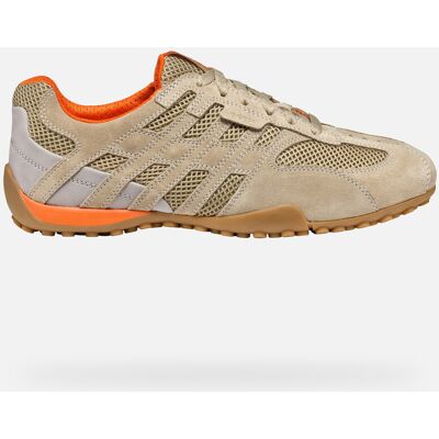 Geox Scarpe Snake Original Uomo Beige Chiaro 42 Geox Scarpe Snake Original Uomo Beige Chiaro 42