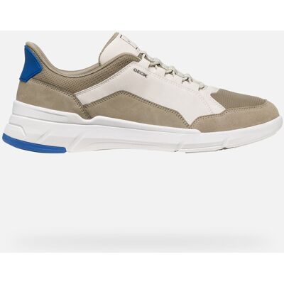 Geox Scarpe Vittour Plus Uomo Bianco Latte/beige 45 Geox Scarpe Vittour Plus Uomo Bianco Latte/beige 45