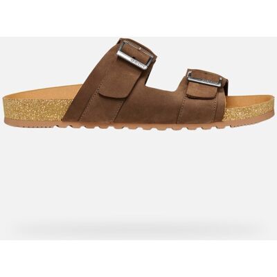 Geox Scarpe Climasandal Cork Uomo Marrone 41 Geox Scarpe Climasandal Cork Uomo Marrone 41
