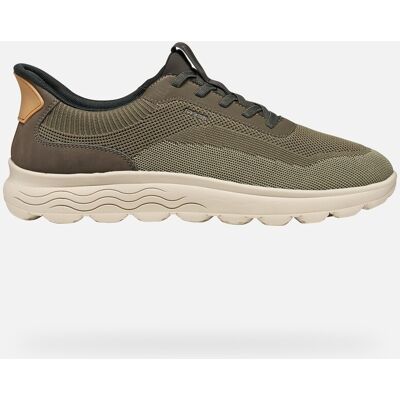 Geox Scarpe Spherica Plus Uomo Verde Militare/verde Militare 41 Geox Scarpe Spherica Plus Uomo Verde Militare/verde Militare 41