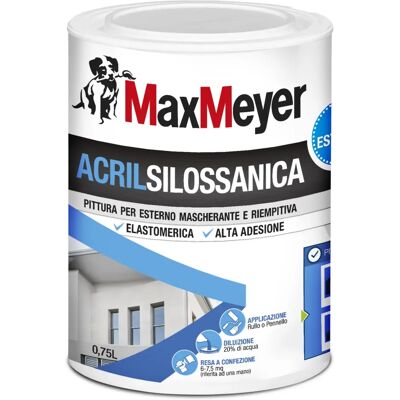 Max Meyer PITTURA ACRILSILOSSANICA 0,75 LT Max Meyer PITTURA ACRILSILOSSANICA 0,75 LT