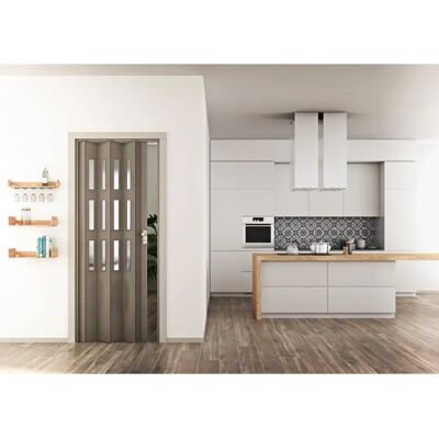Forte PORTA LUCIANA 88.5X214 ROVERE TORTORA-VETRO SATINA Forte PORTA LUCIANA 88.5X214 ROVERE TORTORA-VETRO SATINA