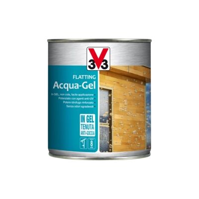 V33 "Flatting acqua-gel, colore noce medio - 0,75 litri" V33 "Flatting acqua-gel, colore noce medio - 0,75 litri"