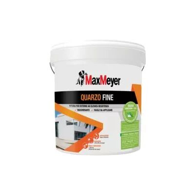 Maxmeyer - Quarzo Fine - Bianco - 4 L - Vernice esterna Maxmeyer - Quarzo Fine - Bianco - 4 L - Vernice esterna