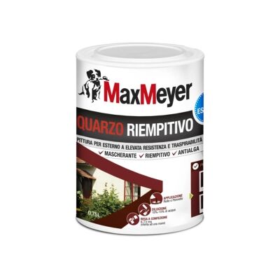 Maxmeyer - Pittura esterno traspirante Quarzo Bianco 0,75 L Maxmeyer - Pittura esterno traspirante Quarzo Bianco 0,75 L