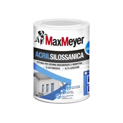 "Pittura murale acrilsilossanica max meyer bianco 0,75 lt" "Pittura murale acrilsilossanica max meyer bianco 0,75 lt"