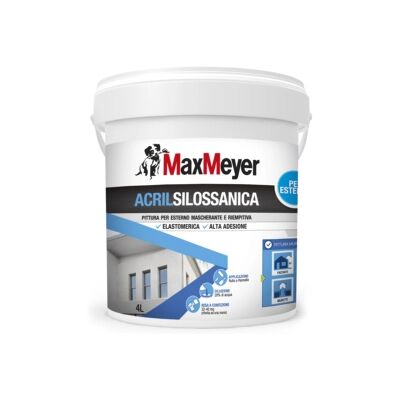 "Pittura murale acrilsilossanica max meyer bianco 4 lt" "Pittura murale acrilsilossanica max meyer bianco 4 lt"