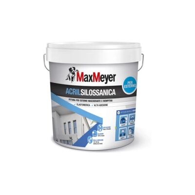 "Pittura murale acrilsilossanica max meyer bianco 14 lt" "Pittura murale acrilsilossanica max meyer bianco 14 lt"