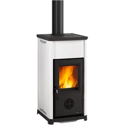 La Nordica Extraflame STUFA A LEGNA TEA BIANCA 6,6KW La Nordica Extraflame STUFA A LEGNA TEA BIANCA 6,6KW