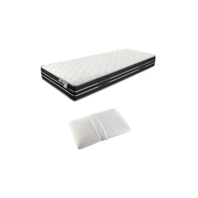 "Kit materasso singolo e guanciale dormir ""sleep virusfree"" 80x190 cm" "Kit materasso singolo e guanciale dormir ""sleep virusfree"" 80x190 cm"