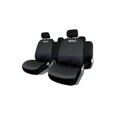 Sparco "Set universale spc1042 coprisedili auto completo nero/blu" Sparco "Set universale spc1042 coprisedili auto completo nero/blu"