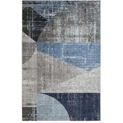 Muse TAPPETO DOUBLE GRIGIO/CELESTE 160X230CM BLU006 Muse TAPPETO DOUBLE GRIGIO/CELESTE 160X230CM BLU006