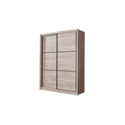 BellaHome "Armadio 2 ante scorrevoli ""madrid"" effetto quercia 166x60x215 cm" BellaHome "Armadio 2 ante scorrevoli ""madrid"" effetto quercia 166x60x215 cm"