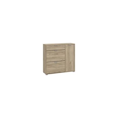 BellaHome "Armadio scarpiera quercia con 2 ante e 1 cassetto 102x33x94,5 cm" BellaHome "Armadio scarpiera quercia con 2 ante e 1 cassetto 102x33x94,5 cm"