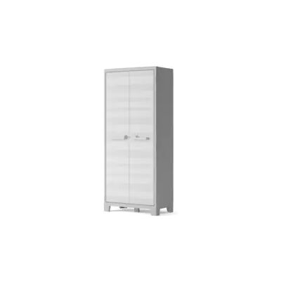 "Armadio alto multispace keter ""maximo"" in resina grigio chiaro 80x44x182 cm" "Armadio alto multispace keter ""maximo"" in resina grigio chiaro 80x44x182 cm"
