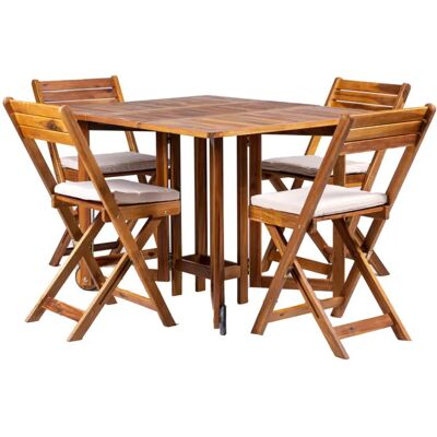 EuroGarden SET VITTORIA ACACIA E TESSUTO ECRU EuroGarden SET VITTORIA ACACIA E TESSUTO ECRU