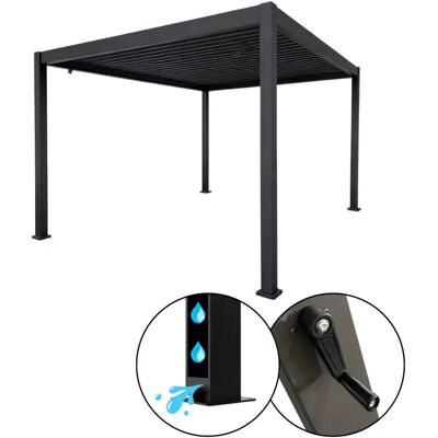 EuroGarden PERGOLA BIOCLIMATICA ATENA 3X3X2.5H GRIGIA EuroGarden PERGOLA BIOCLIMATICA ATENA 3X3X2.5H GRIGIA