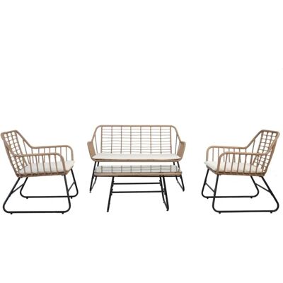 Essenza SET GIARDINO CEBU POLYRATTAN NATURALE Essenza SET GIARDINO CEBU POLYRATTAN NATURALE