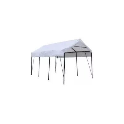 "Tettoia auto singola eurogarden ""ercole"" in acciaio e tessuto bianco 270x490x270 cm" "Tettoia auto singola eurogarden ""ercole"" in acciaio e tessuto bianco 270x490x270 cm"