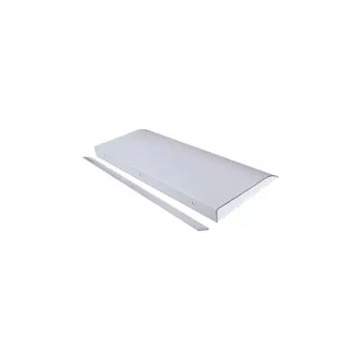 "Pensilina essenza in policarbonato trasparente 120x44,5 cm" "Pensilina essenza in policarbonato trasparente 120x44,5 cm"