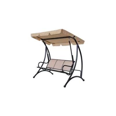 "Dondolo da giardino 3 posti eurogarden ""hawaii"" beige 195x115x172 cm" "Dondolo da giardino 3 posti eurogarden ""hawaii"" beige 195x115x172 cm"