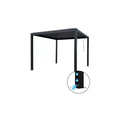 "Pergola bioclimatica eurogarden ""afrodite"" con apertura a manovella ad asta in acciaio antracite 3x3x2,5 mt" "Pergola bioclimatica eurogarden ""afrodite"" con apertura a manovella ad asta in acciaio antracite 3x3x2,5 mt"