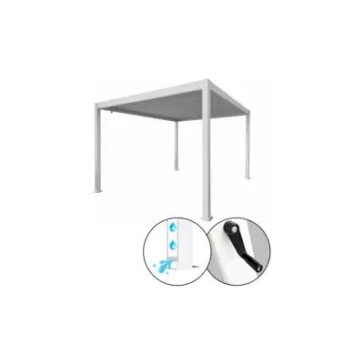 "Pergola bioclimatica eurogarden ""atena"" con apertura a manovella in alluminio bianco 3x3x2,5 mt" "Pergola bioclimatica eurogarden ""atena"" con apertura a manovella in alluminio bianco 3x3x2,5 mt"