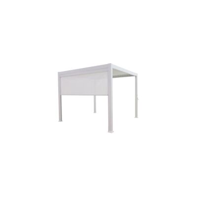 "Tenda antivento scorrevole per pergola bioclimatica eurogarden ""atena"" in textilene bianco lato 3 mt" "Tenda antivento scorrevole per pergola bioclimatica eurogarden ""atena"" in textilene bianco lato 3 mt"