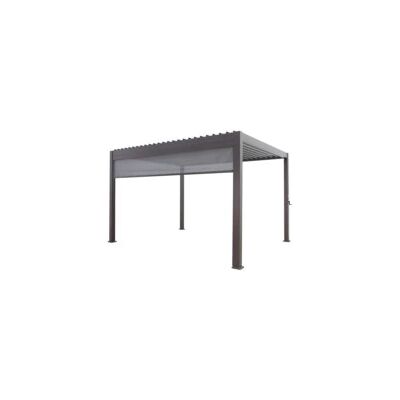 "Tenda antivento scorrevole per pergola bioclimatica eurogarden ""atena"" in textilene grigio lato 4 mt" "Tenda antivento scorrevole per pergola bioclimatica eurogarden ""atena"" in textilene grigio lato 4 mt"