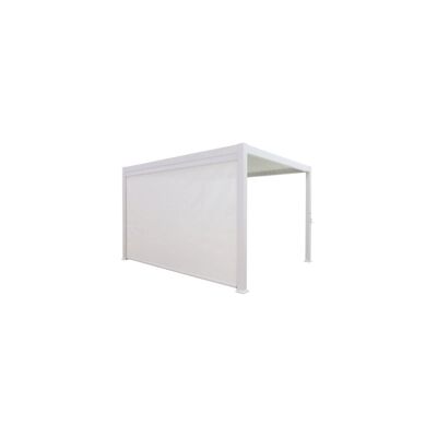 "Tenda antivento scorrevole per pergola bioclimatica eurogarden ""atena"" in textilene bianco lato 4 mt" "Tenda antivento scorrevole per pergola bioclimatica eurogarden ""atena"" in textilene bianco lato 4 mt"