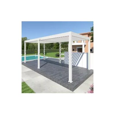 Pergola bioclimatica bianco in alluminio Ombréa - 6 x 3 m Pergola bioclimatica bianco in alluminio Ombréa - 6 x 3 m