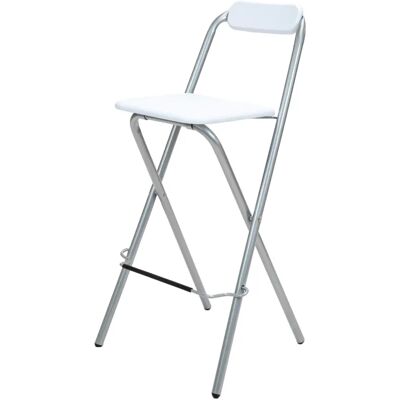 BellaHome SGABELLO QUADRO BIANCO 47x48x97 CM BellaHome SGABELLO QUADRO BIANCO 47x48x97 CM