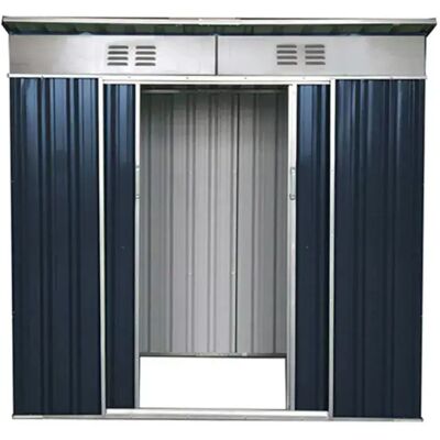 Domus CASETTA TETTO PIATTO 200X145X173 GRIGIA Domus CASETTA TETTO PIATTO 200X145X173 GRIGIA