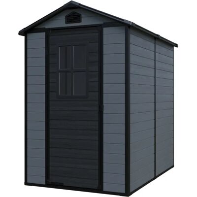 Domus CASETTA LEONOR 4X6 RESINA 134x194x198H GRIGIO NERO Domus CASETTA LEONOR 4X6 RESINA 134x194x198H GRIGIO NERO