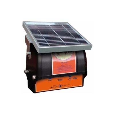 "Elettrificatore per recinto con pannello solare ama ""s250"" 12v" "Elettrificatore per recinto con pannello solare ama ""s250"" 12v"
