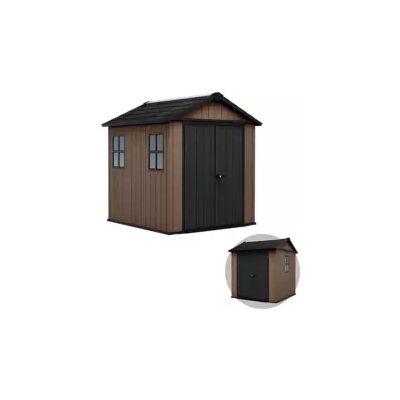 "Casetta da giardino keter ""newton+ 757/775"" in resina marrone doppia opzione montaggio 230x223,8x246 cm" "Casetta da giardino keter ""newton+ 757/775"" in resina marrone doppia opzione montaggio 230x223,8x246 cm"