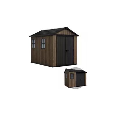 "Casetta da giardino keter ""apex 759/975"" in resina marrone doppia opzione montaggio 230x287x246 cm" "Casetta da giardino keter ""apex 759/975"" in resina marrone doppia opzione montaggio 230x287x246 cm"