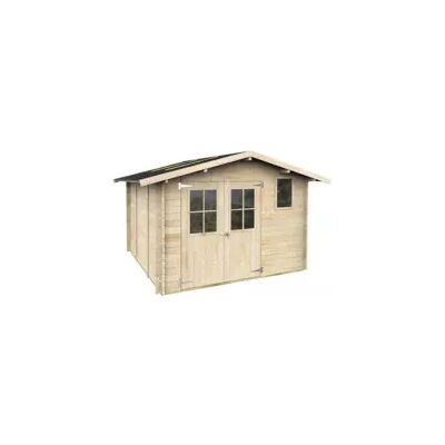 "Casetta in legno da giardino habrita ""elena express"" in abete 296x296x219 cm" "Casetta in legno da giardino habrita ""elena express"" in abete 296x296x219 cm"