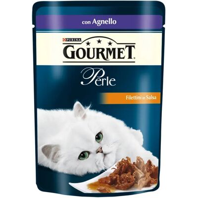 Purina GOURMET PERLE FILETTINI IN SALSA C/AGNELLO 85GR Purina GOURMET PERLE FILETTINI IN SALSA C/AGNELLO 85GR