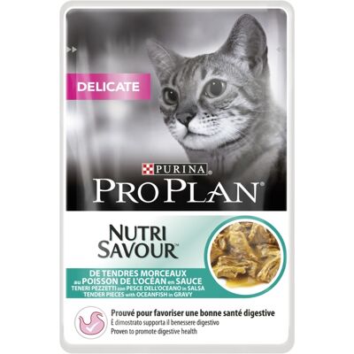 Purina PRO PLAN WC DELICATE TENERI PEZ. C/PESCE 85GR Purina PRO PLAN WC DELICATE TENERI PEZ. C/PESCE 85GR