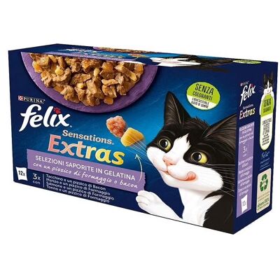 Purina FELIX SENSATIONS EXTRAS SAPORITE Purina FELIX SENSATIONS EXTRAS SAPORITE