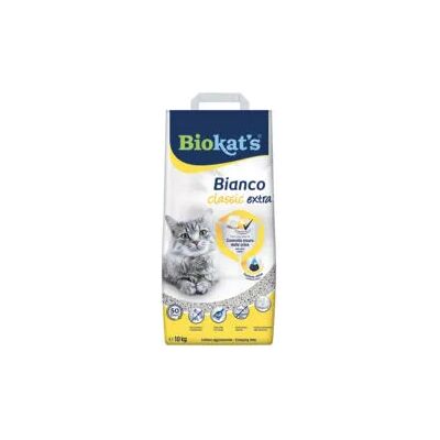 Lettiera per Gatti Biokat's Bianco Extra - Aglutinante, Controllo Odori, 10kg Lettiera per Gatti Biokat's Bianco Extra - Aglutinante, Controllo Odori, 10kg
